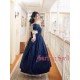 Surface Spell Gothic Portrait of a Lady Crinolines Jacquard Long One Piece(Full Payment Without Shipping)